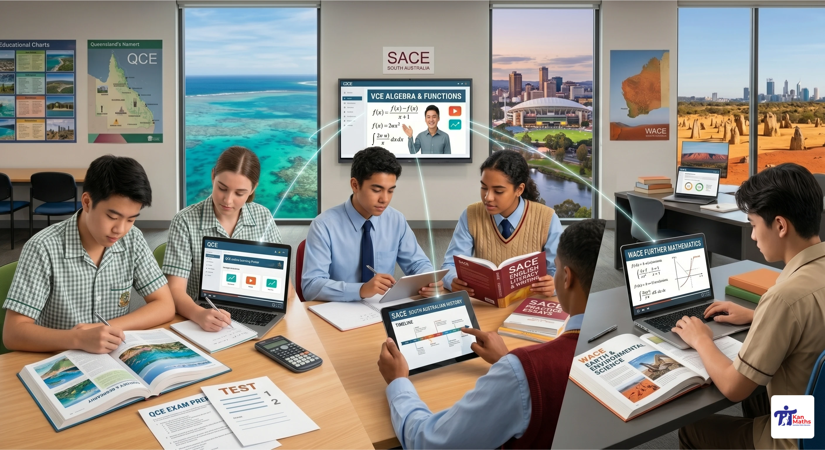 QCE, SACE và WACE - hệ thống thi tốt nghiệp tại Queensland, South Australia và Western Australia