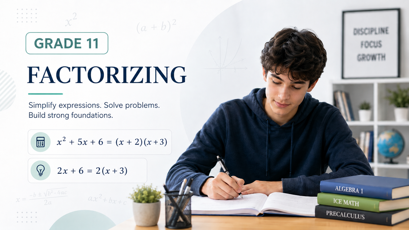 Factorizing - Year 11 - Toán Úc