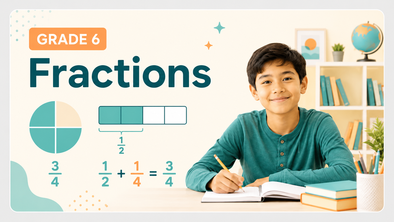 Fractions - Year 6 - Toán Úc