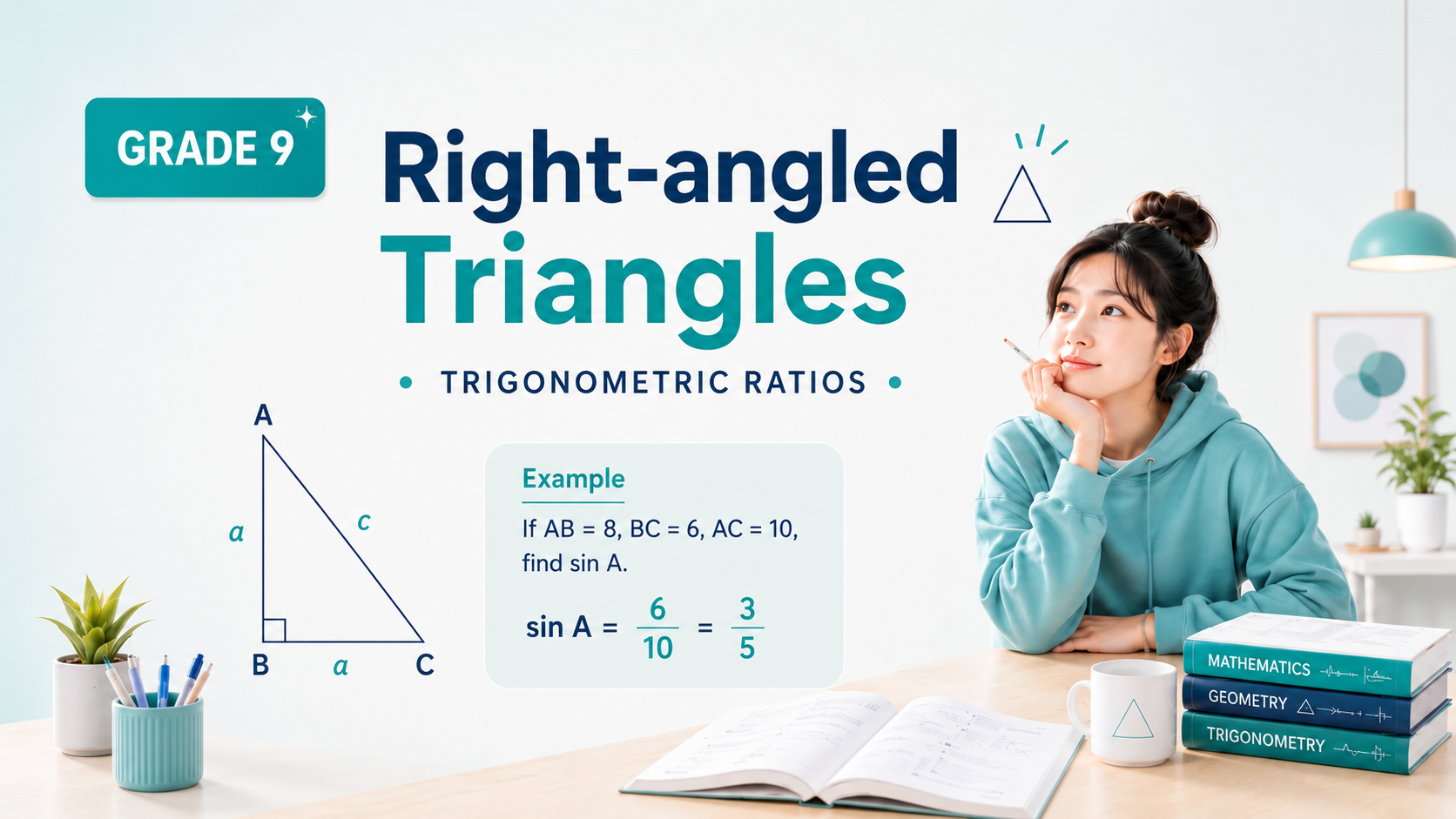 Right-angled Triangles - Year 9 - Toán Úc